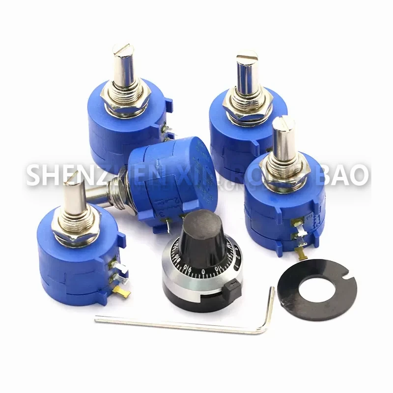 

1PCS 3590S series resistance 1K 2K 5K 10K 20K 50K 100K ohm Potentiometer Adjustable Resistor 3590 102 202 502 103 3590S-2