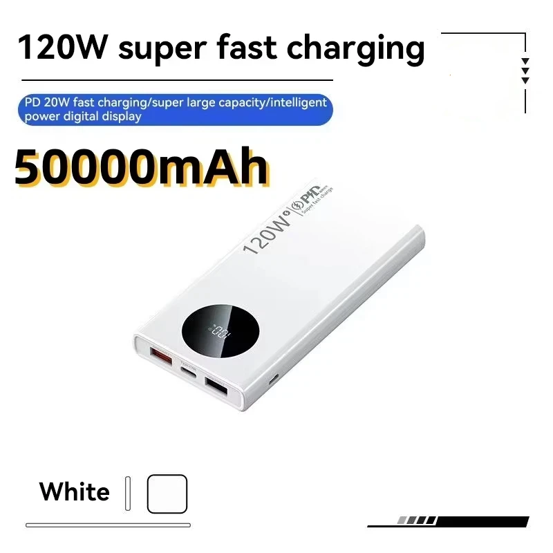 White 50000mAh