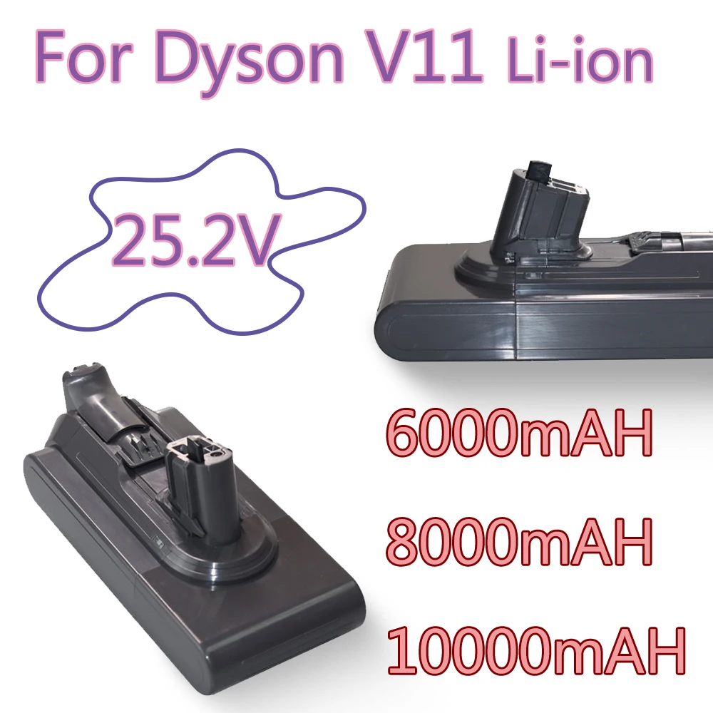 

Литий-ионный аккумулятор для пылесоса Dyson V11, 6000/8000/10000 мАч