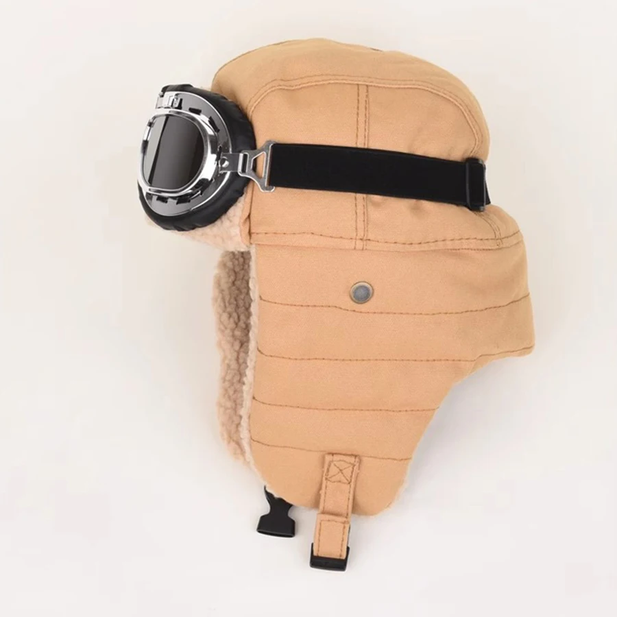 Men Women Thick Warm Bomber Hat for Winter Hat,Earflap Hat