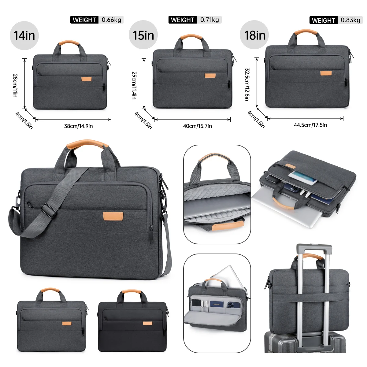 Laptop Bag Satchel Suitable for Savior R9000P Alien 16inch 17inch Game Notebook 15 Points 6inch Shadow Elf Inspiron Shoulder Crossbody Male Large Capacity Lenovo Asus