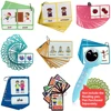 46 Groups/set Irregular Verbs Montessori English Word Pocket Flash Card Game Card Learning English Educational Toys for Kids 3