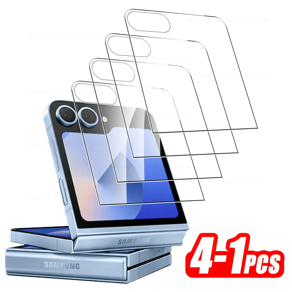 Premium HD Tempered Glass Back Screen Protector for Samsung Galaxy Z Flip6