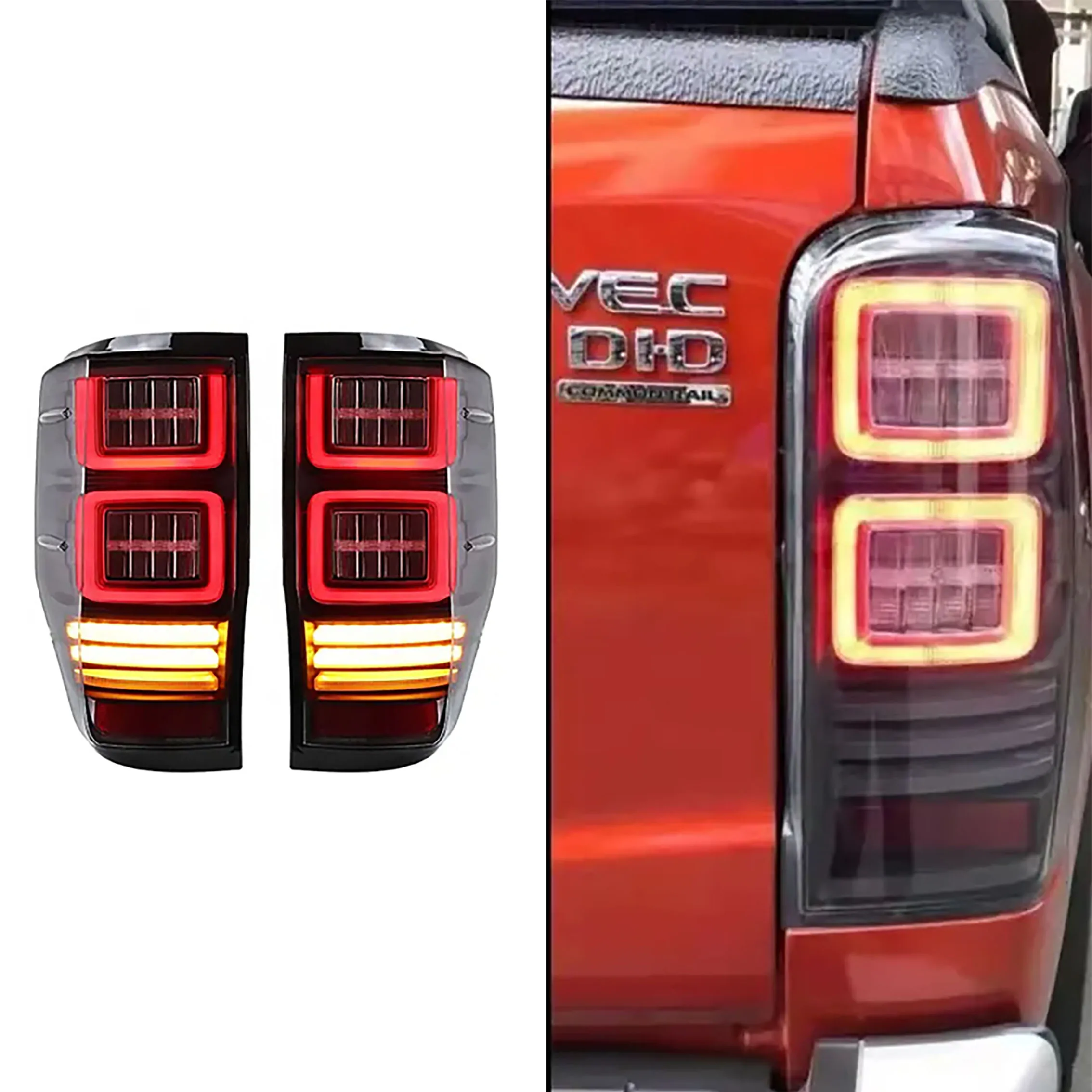 

ABS Material Tail Lamp Rear Led Light For Mitsubishi Triton 2019 2020 2021 2022 Car Accessories Led Turn Signal Lights
