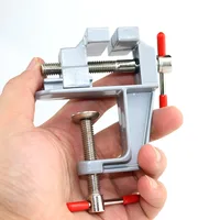 Mini Table Bench Vise 35mm Aluminum Alloy Multi-functional Bench Vise Table Screw Vise for DIY Craft Mold Fixed Repair Tool 1