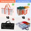 Extra Large Heavy Duty Clear Moving Bag with Handle and Zipper Storage Bag for Organizing Moving 4