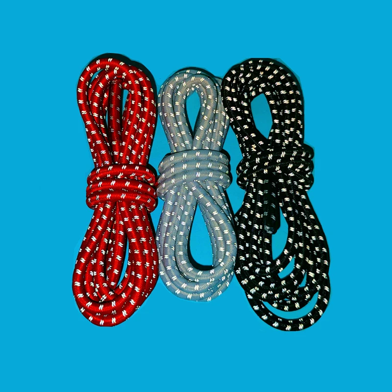 Weiou Official Best Shoe Accessories 3MM Reflective&Elastic Shoelace Trendy Nice Rope Men Women Sneaker 2021 Sport Leisure Block