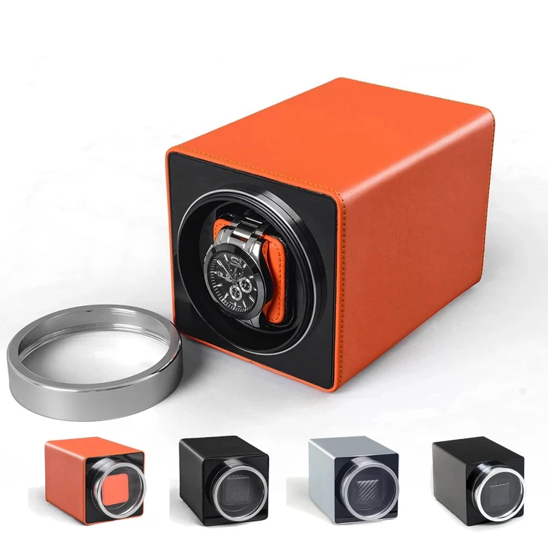 

Watch Winder for Automatic Watches Mute Motor Mechanical Watch Rotate Stand Box Leather watch Storage Box