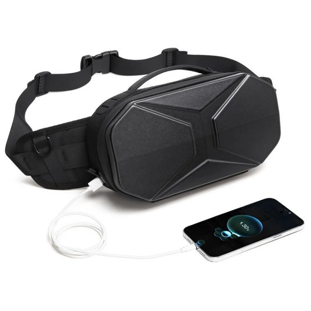 

USB Charging Port Pack for Women Men Hiking Waist Packs Sling Crossbody Bag Chest Bag, Casual Running Waist Pack Fanny Bag