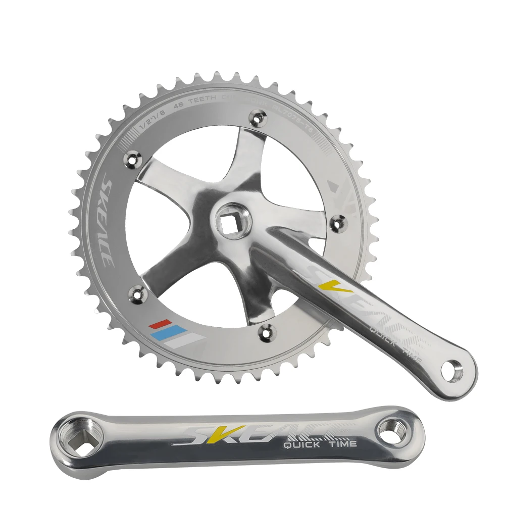 SKEACE 48T Bicycle Crankset Fixed Gear Chain Wheel BCD 144mm