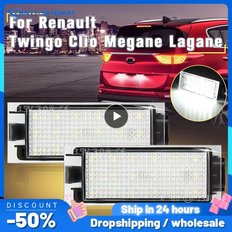 2X Led Targa Lampade Per Clio 3 4 Master 2 3 Trafic 3 Megane 2 3 4 Cc Twingo 2 3 Kangoo Espace 5 Wind