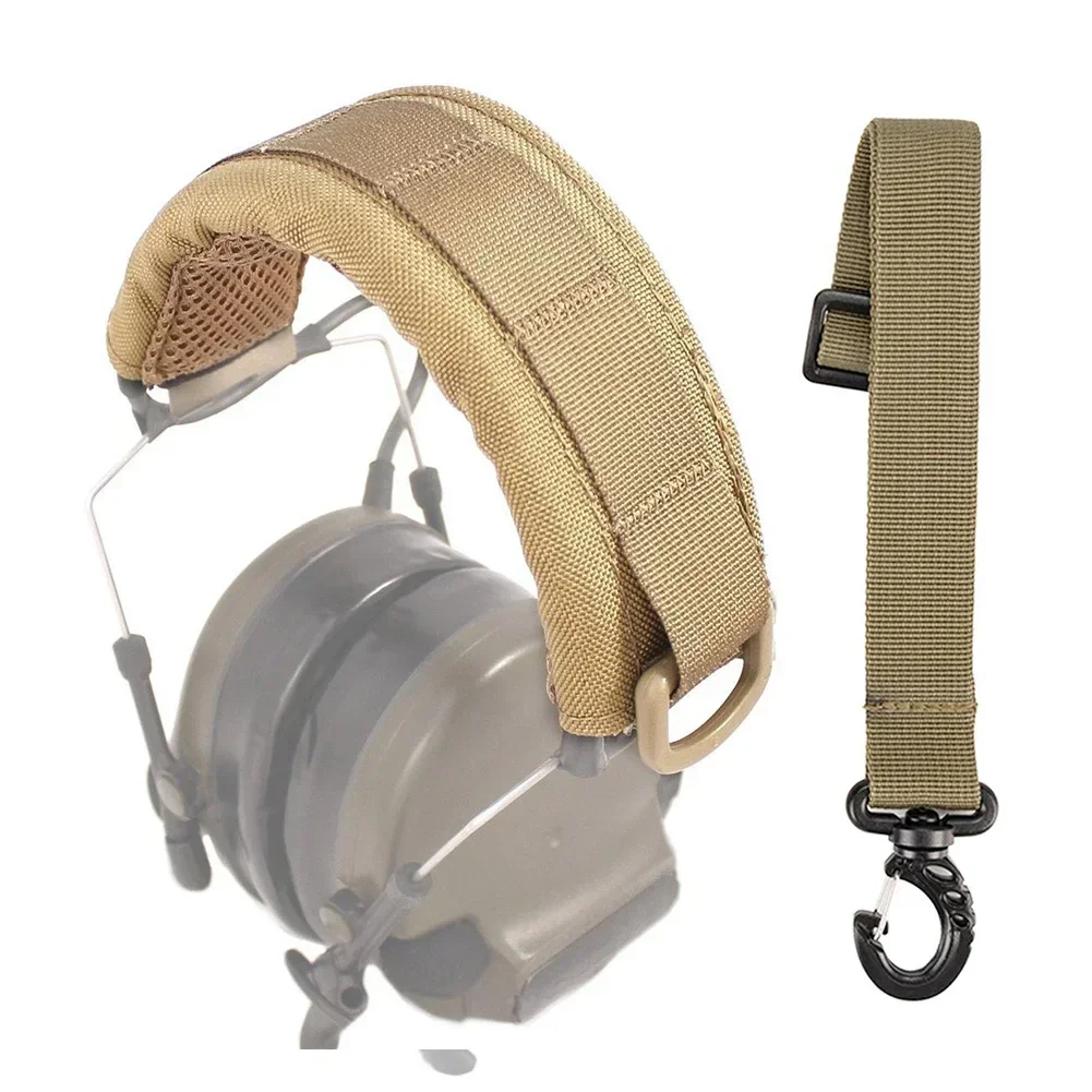 Modular Headphone Stand Protection Cover MOLLE Tactical Call Headband Earmuff Protect Case For Shooting Hunting Accessories