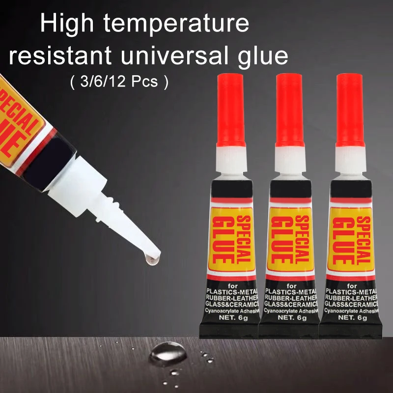 Superglue Glue Compact Cyanoacrylate For Wood Glass 3g/unit 8x1.15cm