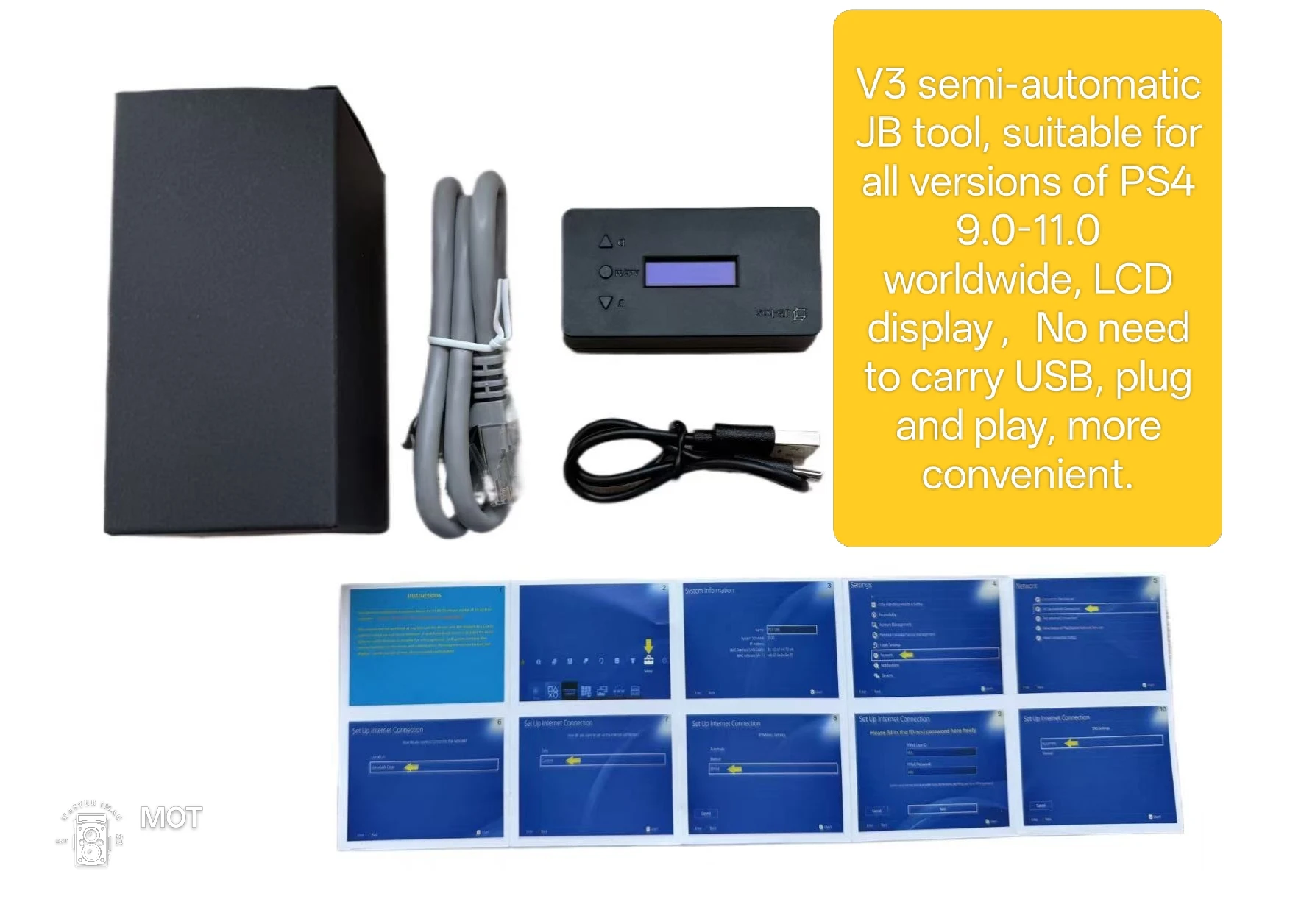 Semi-Automatic JB Tool with LCD Display and Built-in USB-Free Operation
