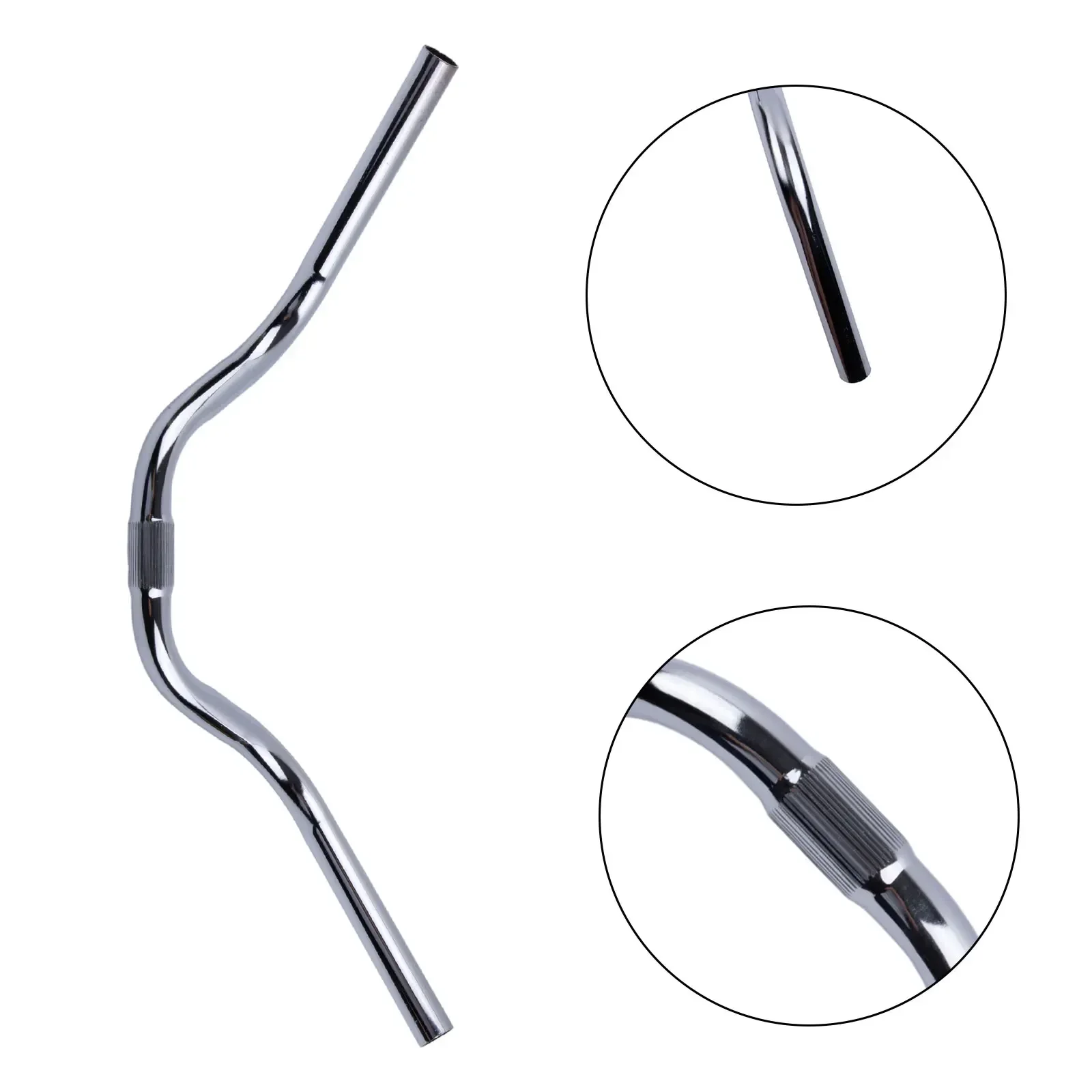 Bicycle Handlebar 22.2x560mm Silver Accessories Swallow Handle With Small Curved Cycling