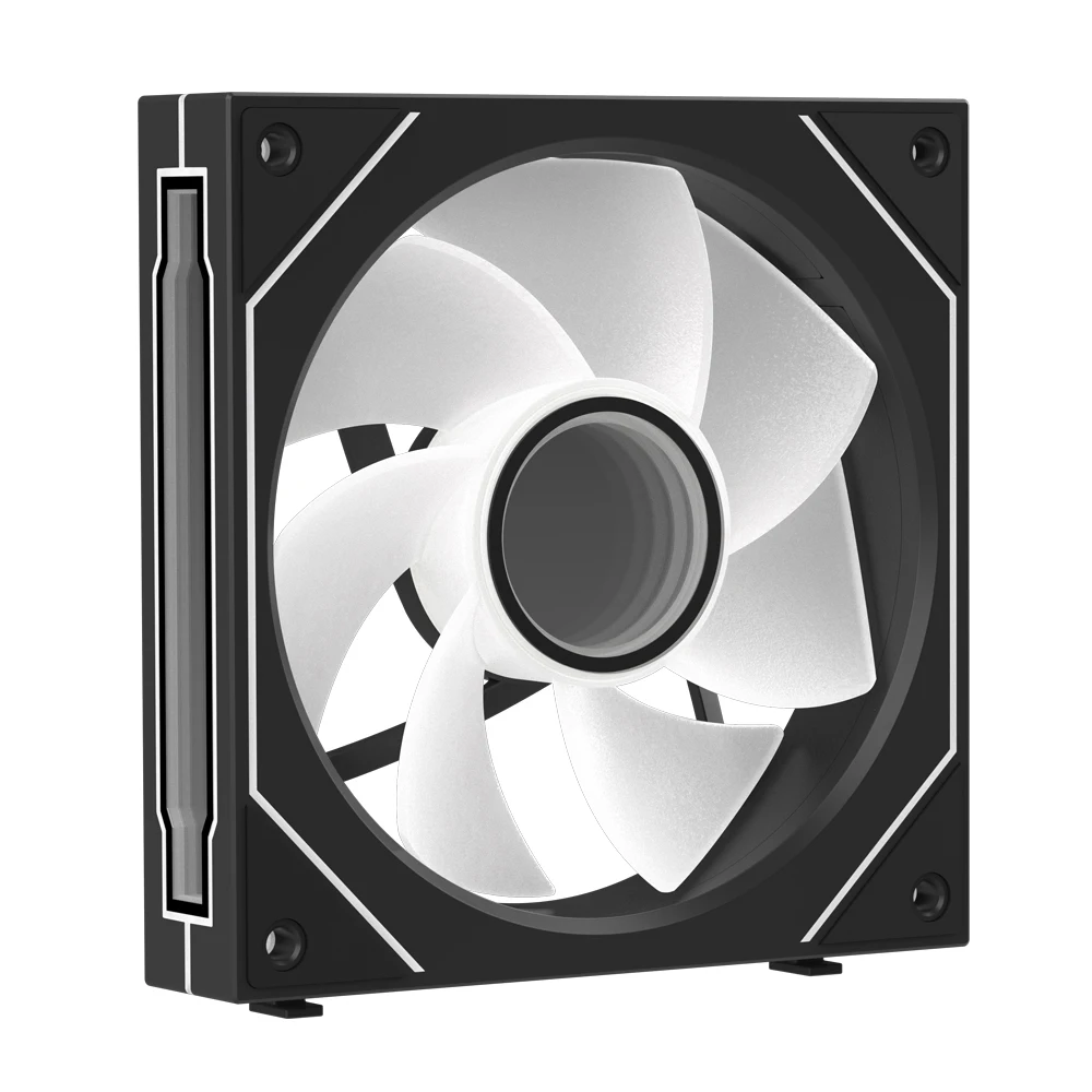 Cableless Silent PC Case Fan with ARGB Lighting - Triple Pack, 120mm