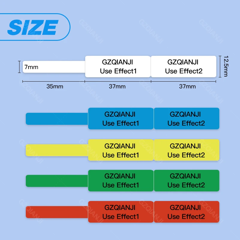 Niimbot Thermal Cable Label Paper Outdoor Waterproof Industrial Fiber Wire Identification Sticker Tape For D11 D110 D101 H1 H1S
