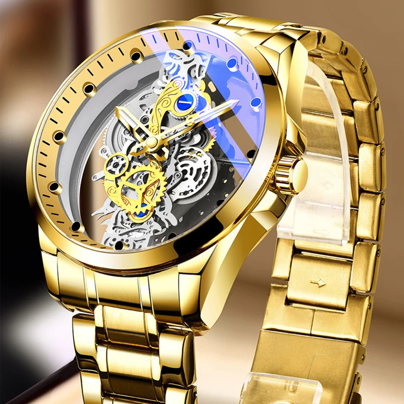 Gold-Transparent-Automatic-Skeleton-Watch-for-Men-Sports-Quartz-Mens