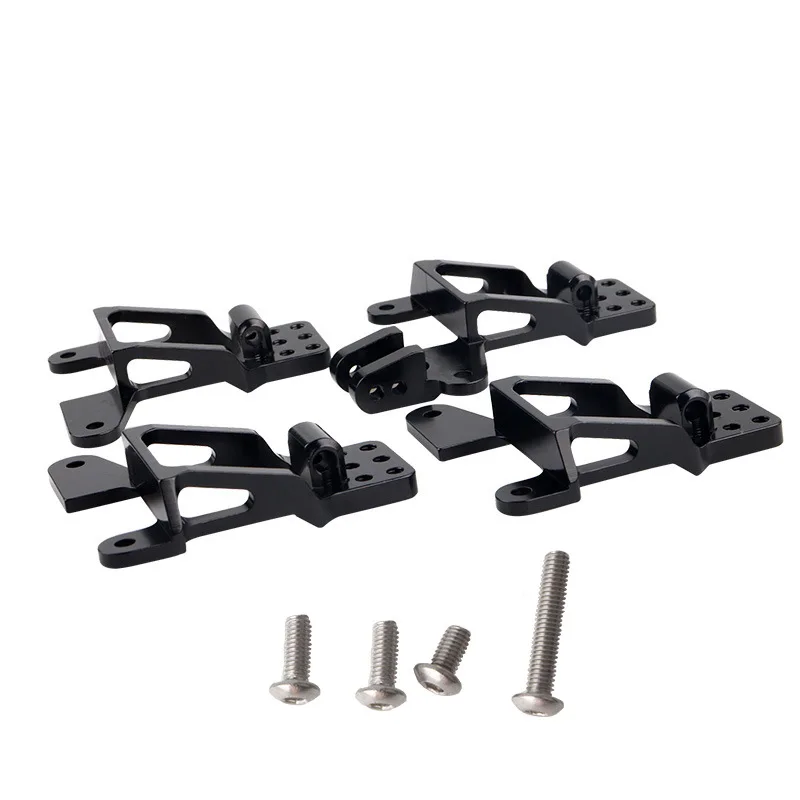 Per 1/10 Rc Alluminio Anteriore/Posteriore Shock Tower Hoops Supporto Staffa Per Trx-4, Nero
