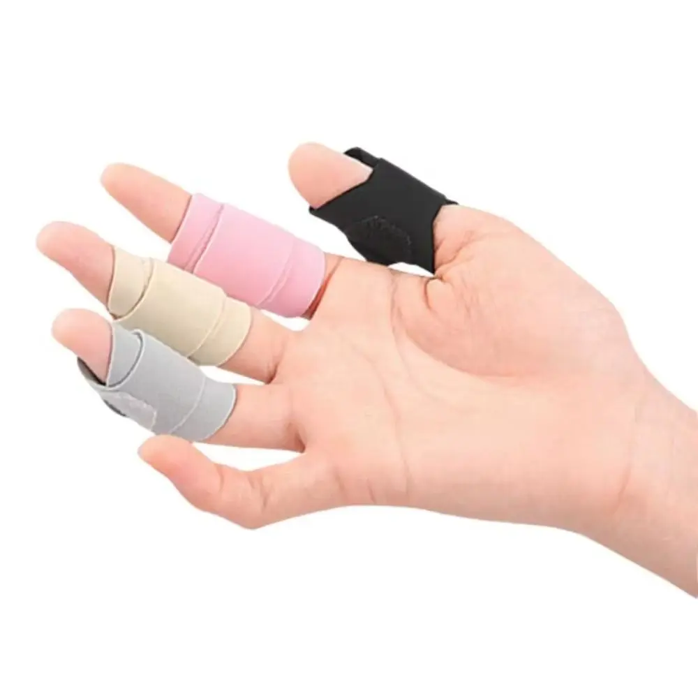 Thumb Protector Finger Adjustable Splint Brace Finger Tape Finger Straightening Corrector Guard Sleeve Elastic