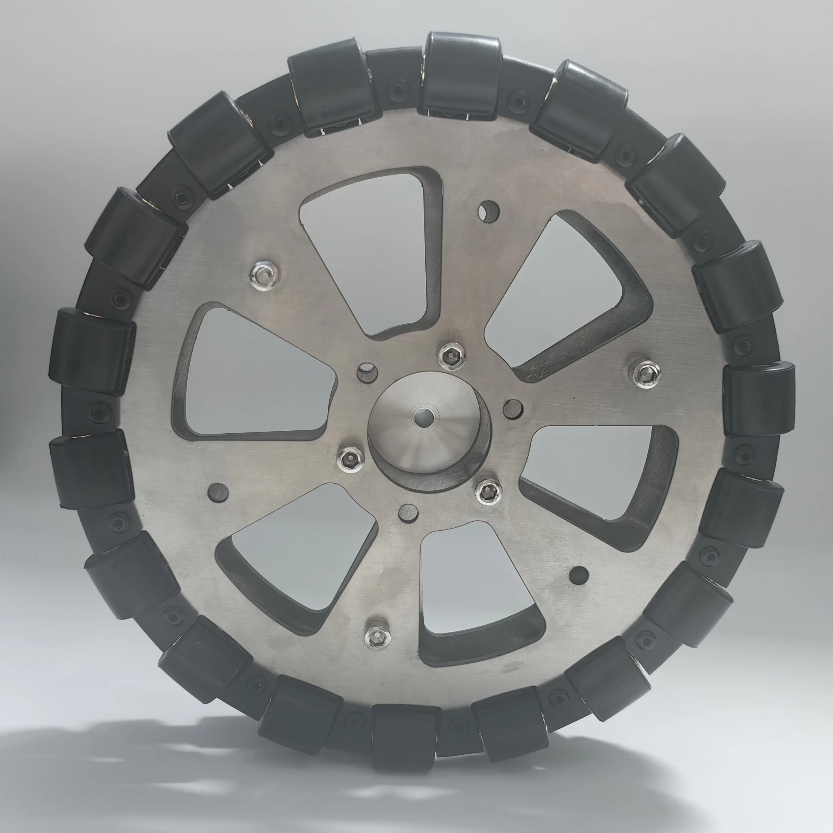 オノオノオムニホイール オムニホイール8インチ,203mm,ステンレス鋼,ロボットカー部品