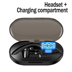 Bluetooth Wireless Headphones with Microphone - Office and Business Headset (Headset and Chargbox)