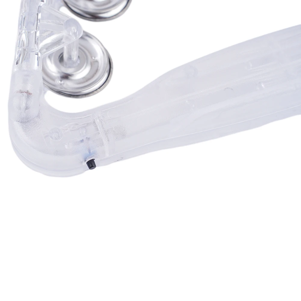 Hand Percussion Shaking Toy Flashing LED Light Up Musical Instruments Parts Percussion Tambourines Repalcement