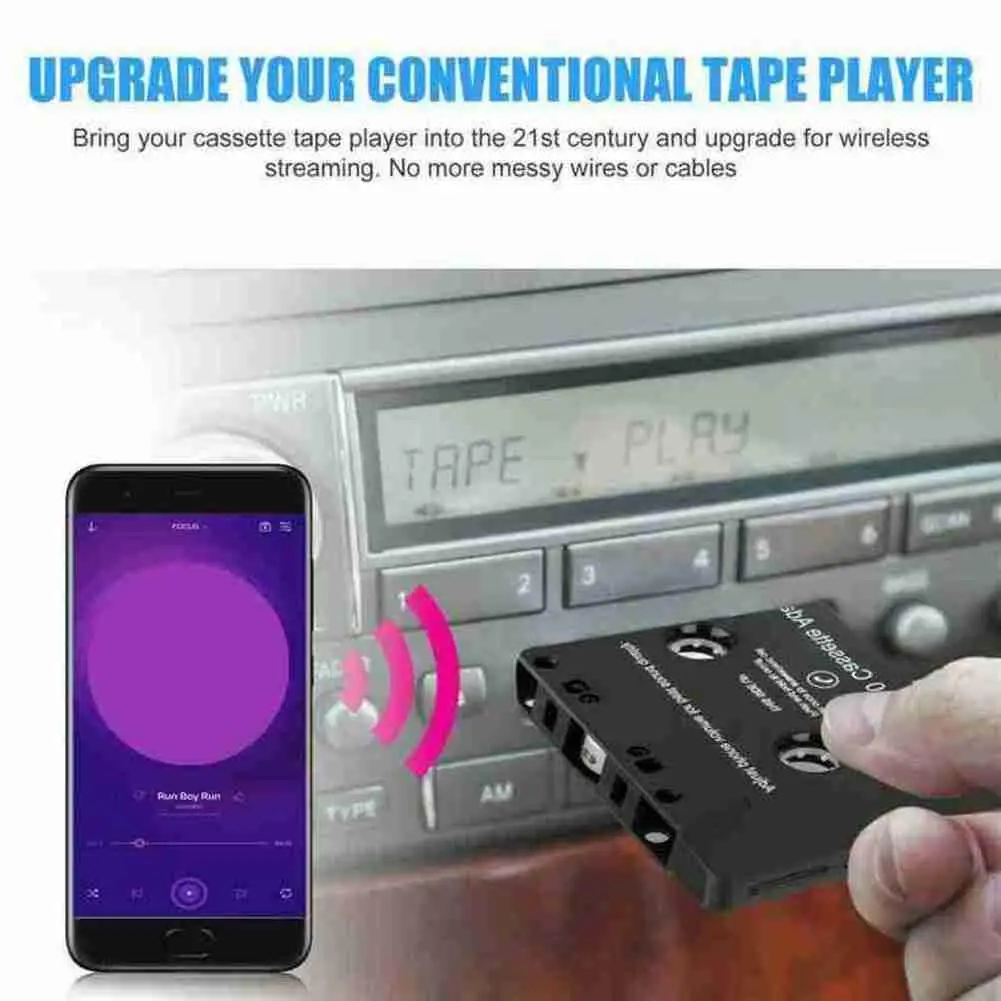 Universal Bluetooth 5.0 Converter Car Tape Mp3/sbc/stereo Bluetooth