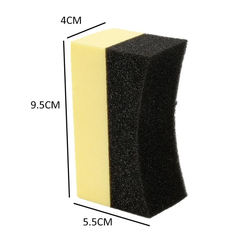 2Pcs Cleaning Sponge Brush Car Wheel Tire Wash Wipe Water Suction Sponge Pad Wax Polishing Tyre Brushes Tools