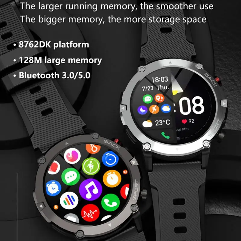 

Canmixs 2023 Smart Watch men GPS motion track Sports watches Call Heart Rate Blood Pressure Smartwatch For Android ios