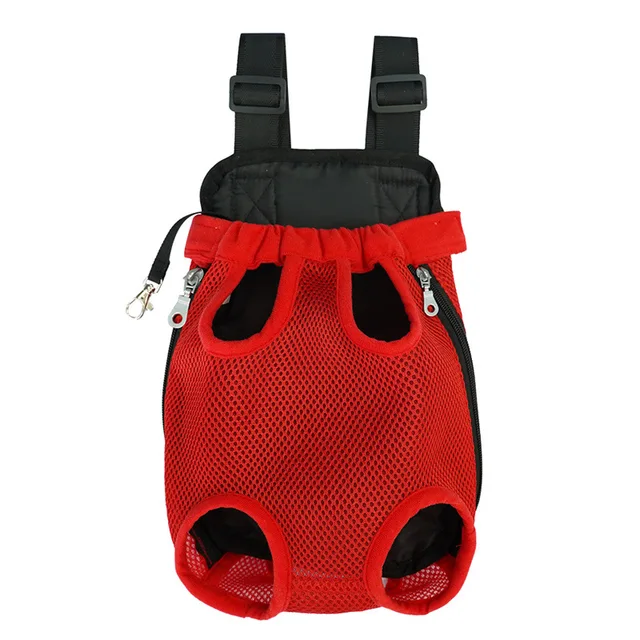 Adjustable Cat Dog Carrier Bag Pet Double Shoulder Backpack Portable Bag Outdoor Travel Camping Hiking Chest Strap Bag 5