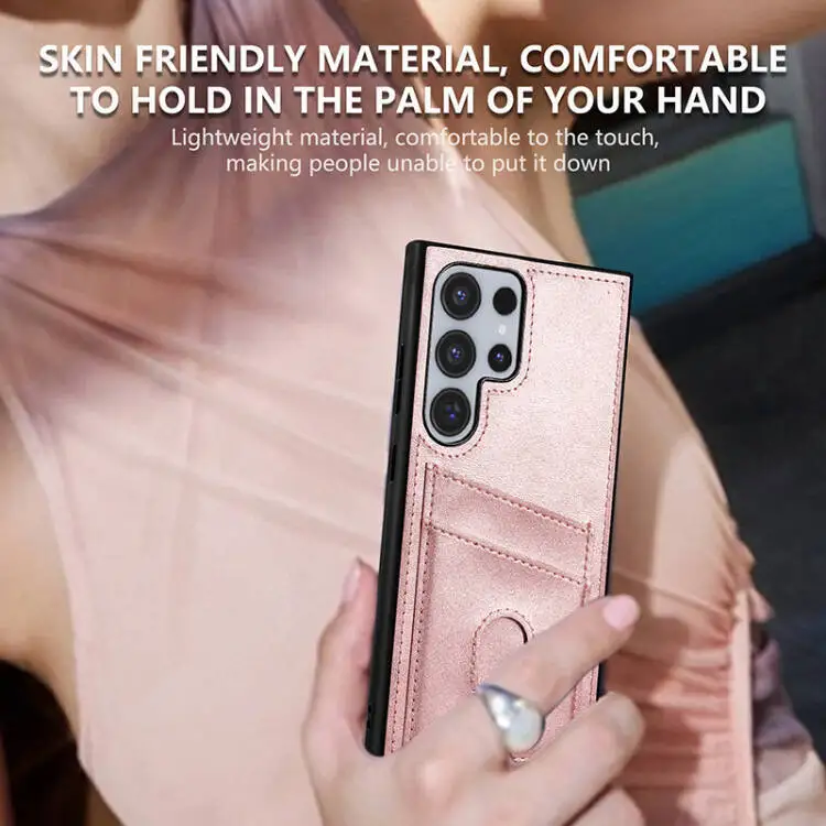 Retro PU Leather Wallet Card Slot Phone Case with Soft Silicon Shockproof Cover