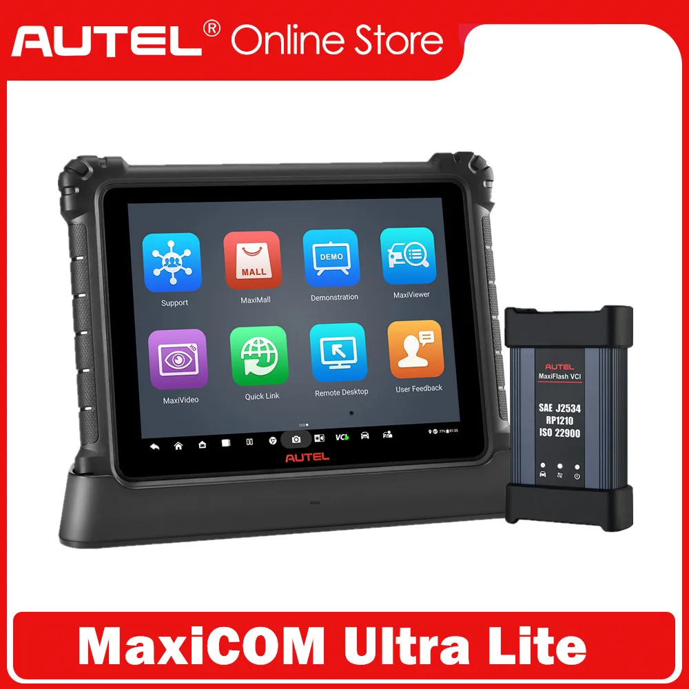 

Autel MaxiCOM Ultra Lite Intelligent Diagnostic Support Topology Mapping and Guided Functions with Free MaxiVideo MV108