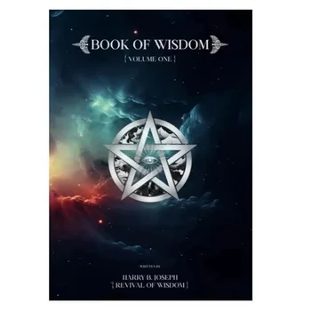 Quaderno a tema BOOK OF WISDOM con copertina sull'occhio della saggezza per l'auto riflessione e l'apprendimento della filosofia