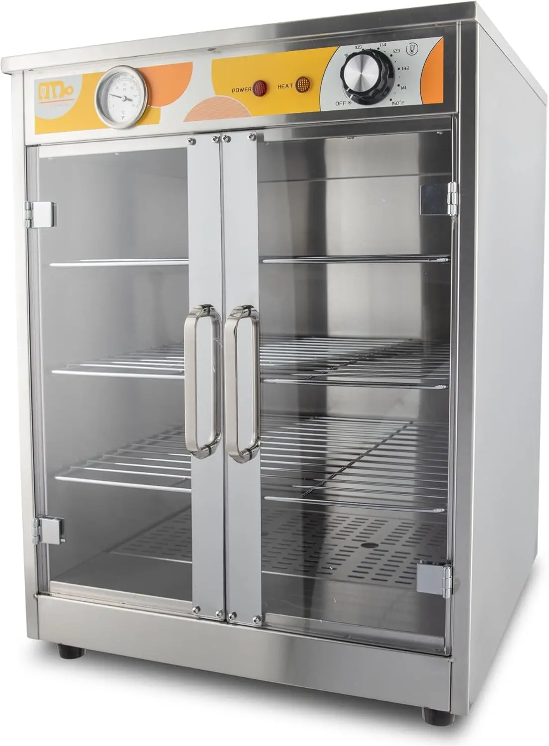 4-Shelf Electric Commercial Hot Box Food Warmer for Pizza/Pretzel Countertop Heated Holding Cabinet Warming Oven for Catering