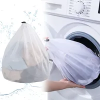 Practical Large Washing Net Bags, Durable Fine Mesh Laundry Bag With Lockable Drawstring 2