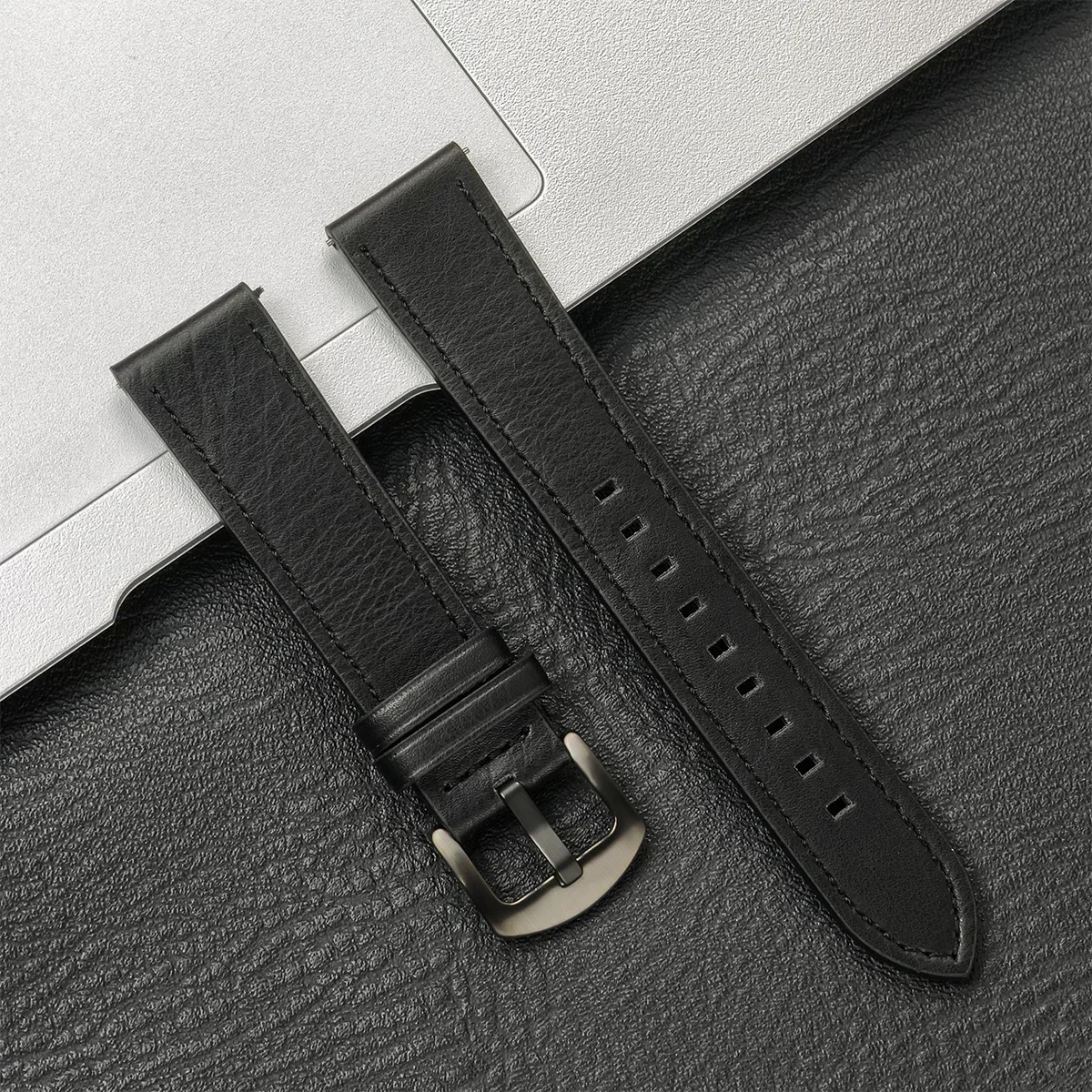 Premium Leather Wristband - Soft Adjustable Strap