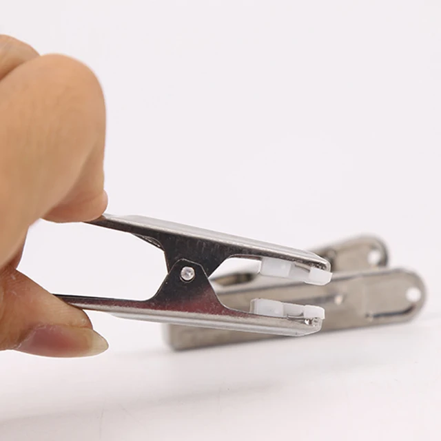 20Db/Tétel Rozsdamentes Acél Ruhás Klipek Többcélú Ruhanemű Ruhák Tartók Ruhacsipeszek Szélálló Bilincsek Háztartás - Image 4