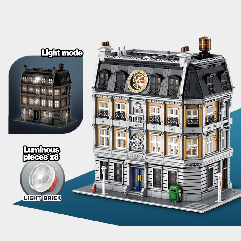 Movie Sanctum Sanctorum House Buildings Sets,City Street View MOC 613001 Model Modular Buildings Blocks Kids Gift Set 6040+PCS 3