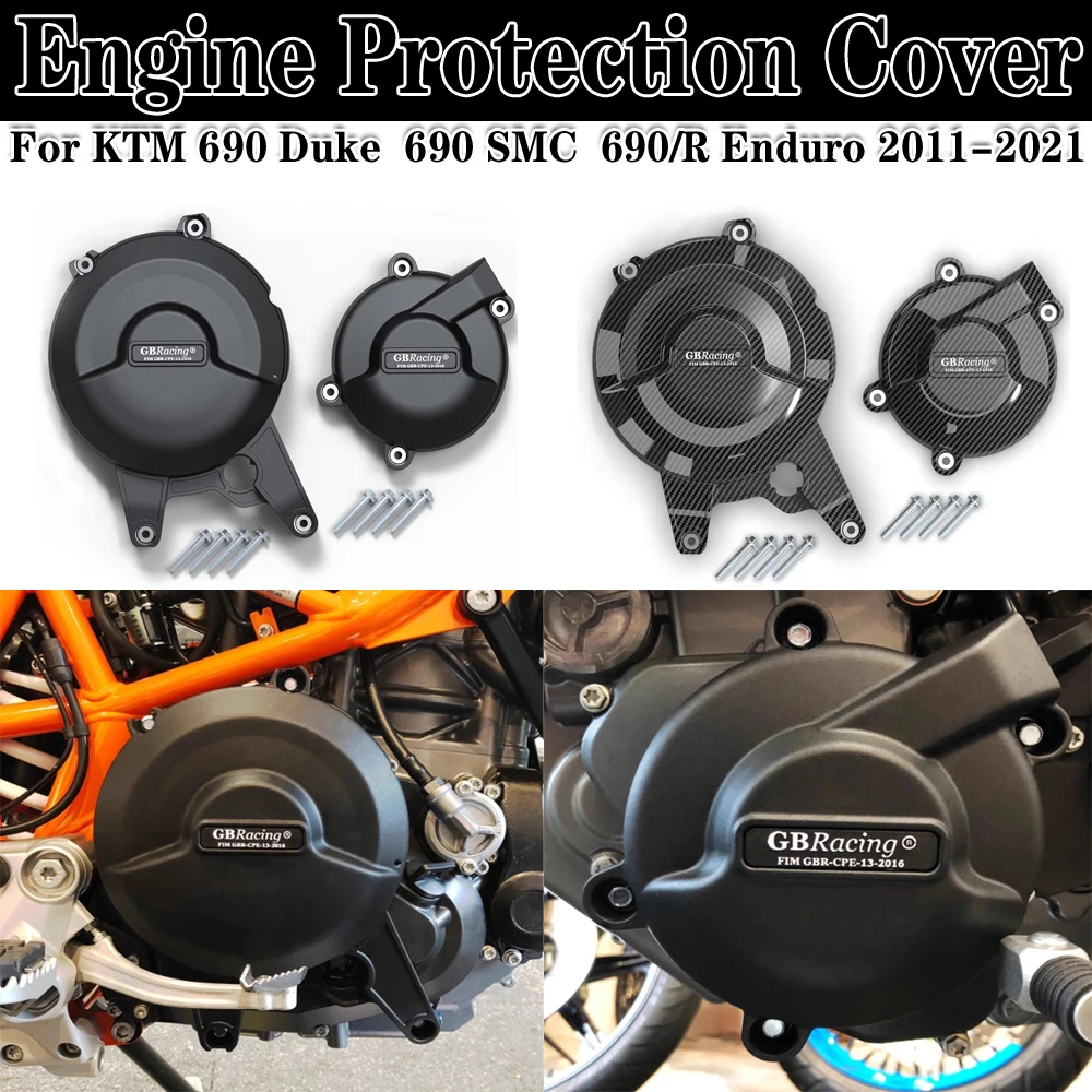 For KTM 690 Duke 2011-2021 690 SMC 2019-2021 690/R Enduro 2008-2018 Engine Protection Cover Racing Engine Protection Cover