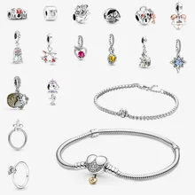 

Hot Sale 2022 New Charm Beads Original Pandora Bracelet 925 Sterling Silver DIY Handmade Beaded Jewelry Women Fashion Gifts