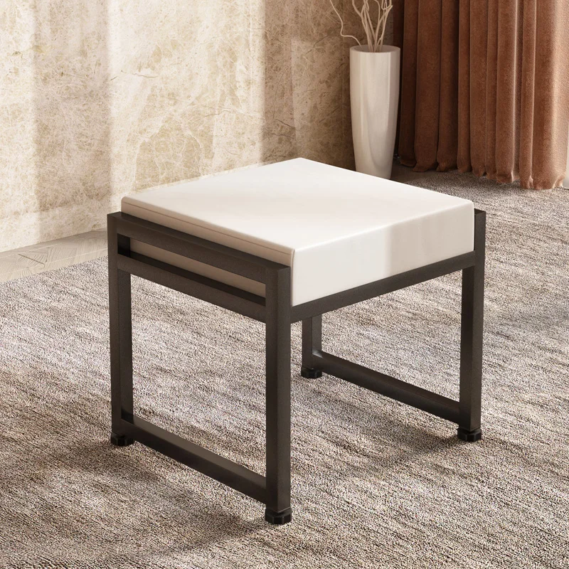 

Living Room Furniture Sofa Stool Tea Chair Porch Shoe Changing Stool Footstool Bedroom Makeup Stool Nordic Simple Mobile Seat