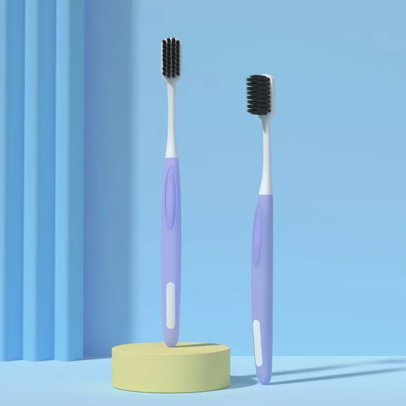 Bamboo Charcoal Soft Bristle Toothbrush Adult Toothbrush Family Use Independent Packaging
