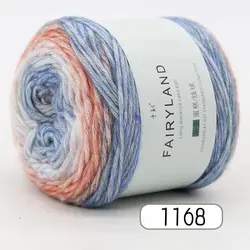 Gradient Cake Yarn for Sweaters, Scarves, and Hats - Hand Knitting & Crochet Medium Fine Wool, 100g (100g 1168)