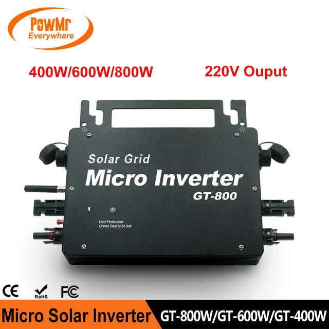 Micro Inverter Solar Panel 400W Micro Wechselrichter 600W 800W Grid Tie  Micro Inverter - China Pure Sine Wave Inverter, Mini Solar Inverter