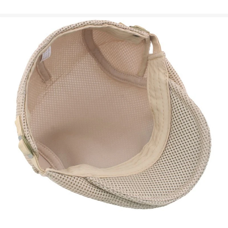Sports Sun Hats Golf Caps Summer Men Women Breathable Mesh Newsboy Cap Outdoor Golf Hat