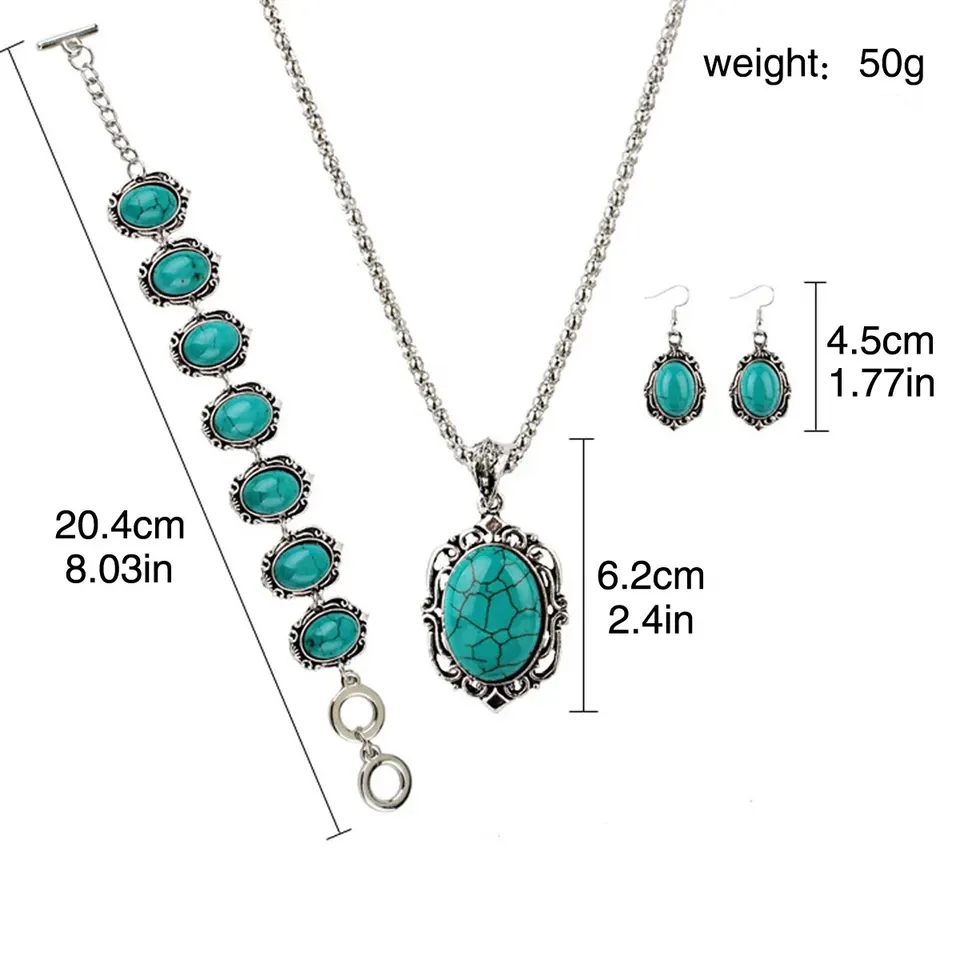 Boucles d'oreilles turquoise – Satellite Paris