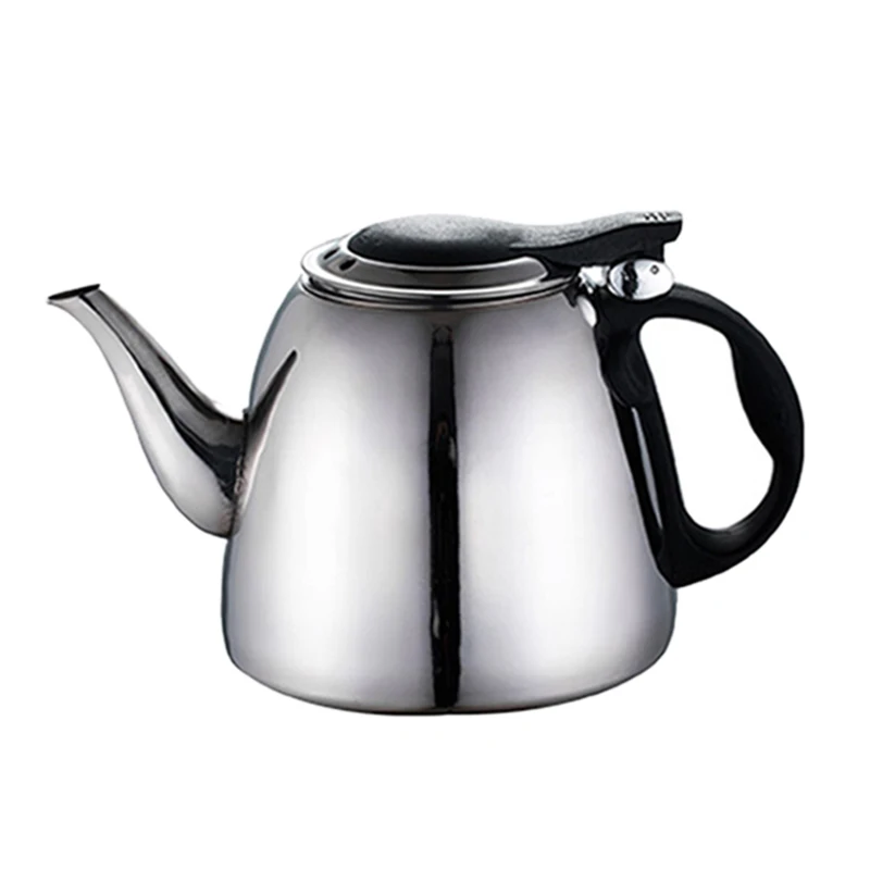 1.2L Induction Cooker Tea Pot Creative Kitchen Tools Stainless Steel Water Kettle Flat Bottom Coffee Kettle