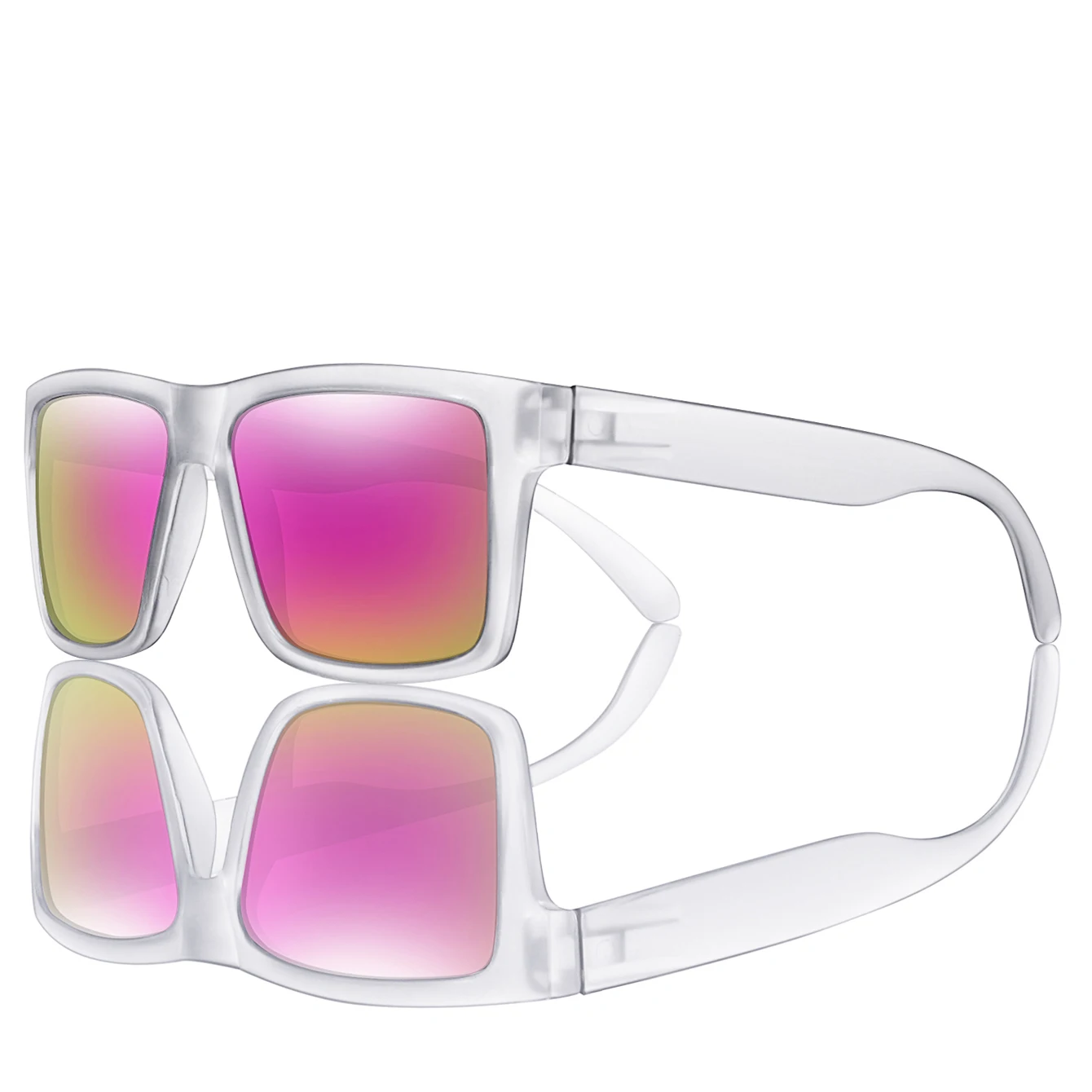 Polarized Cycling Sunglasses Classic Square Shades UV Protection Men and Women
