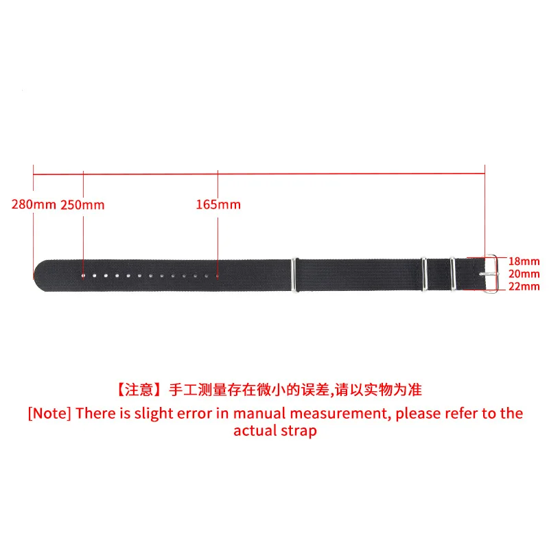 Ribbed NATO Nylon Watch Strap – Comfortable Military-Style Watchbands for Men and Women